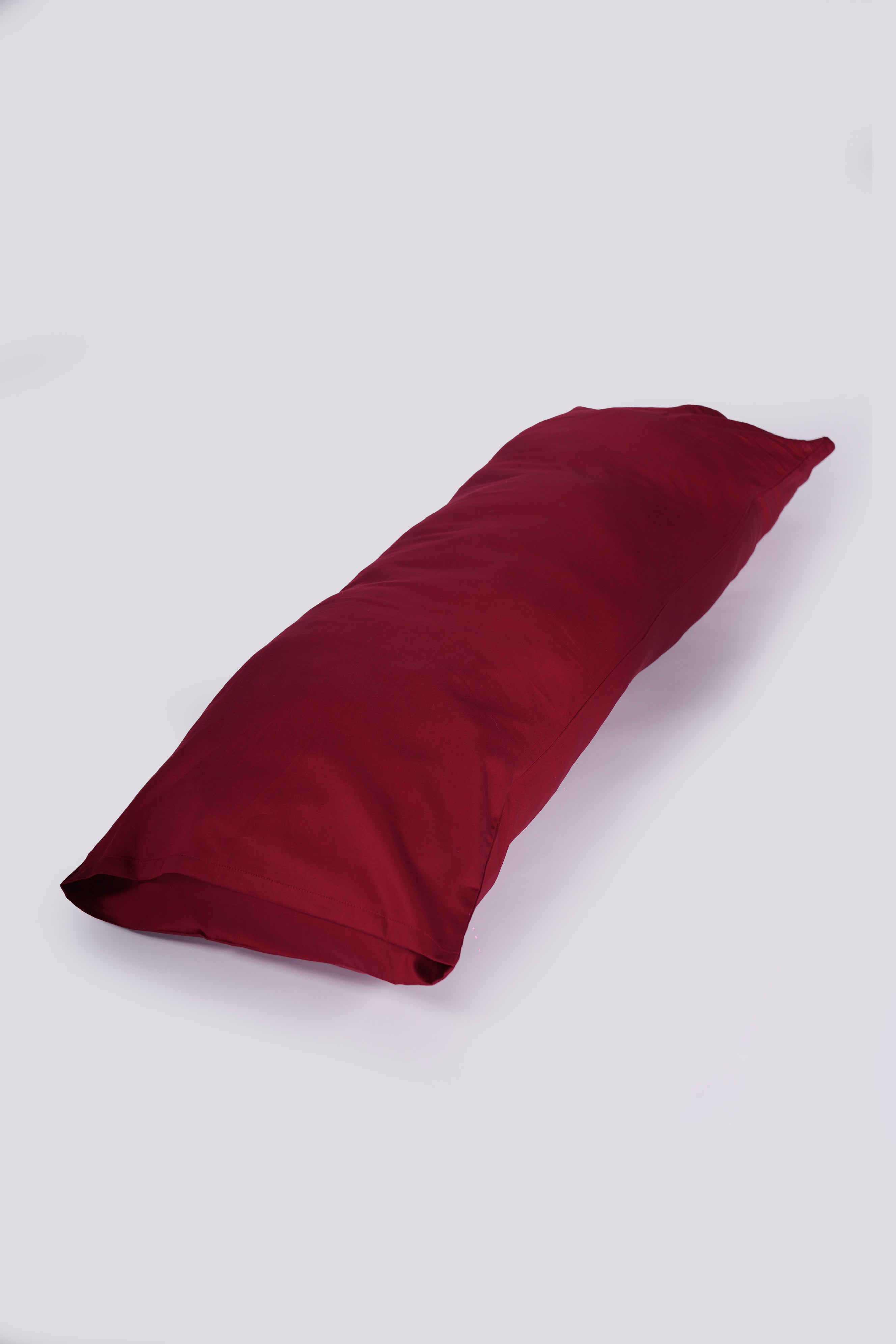 Dark Red - Cotton Satin Pillowcase