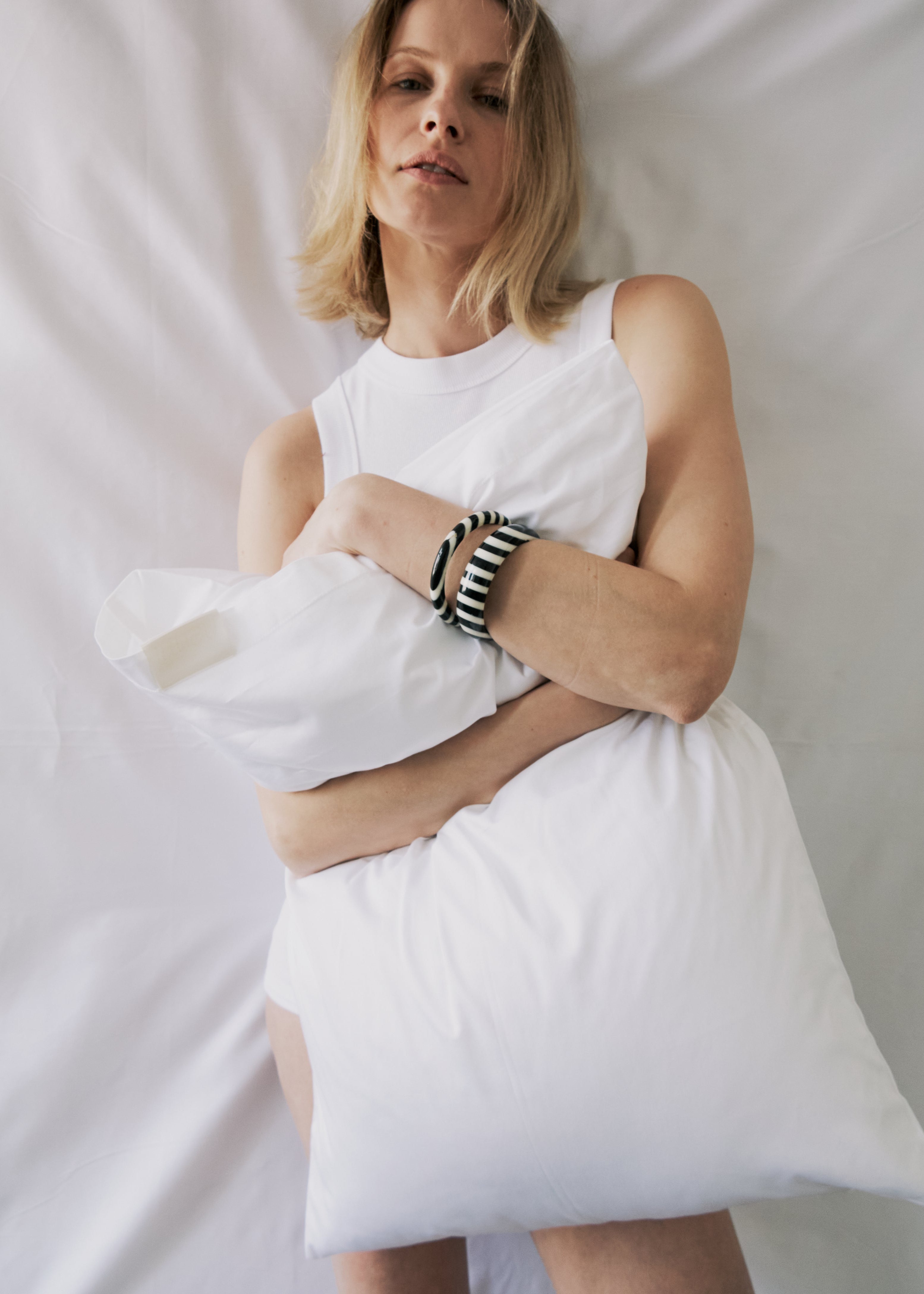 Beyaz - Tank Set Atlet