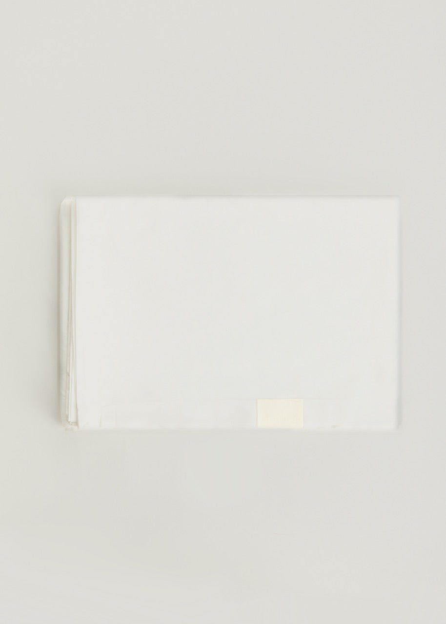 Beyaz - Luxe Pamuk Saten Çarşaf