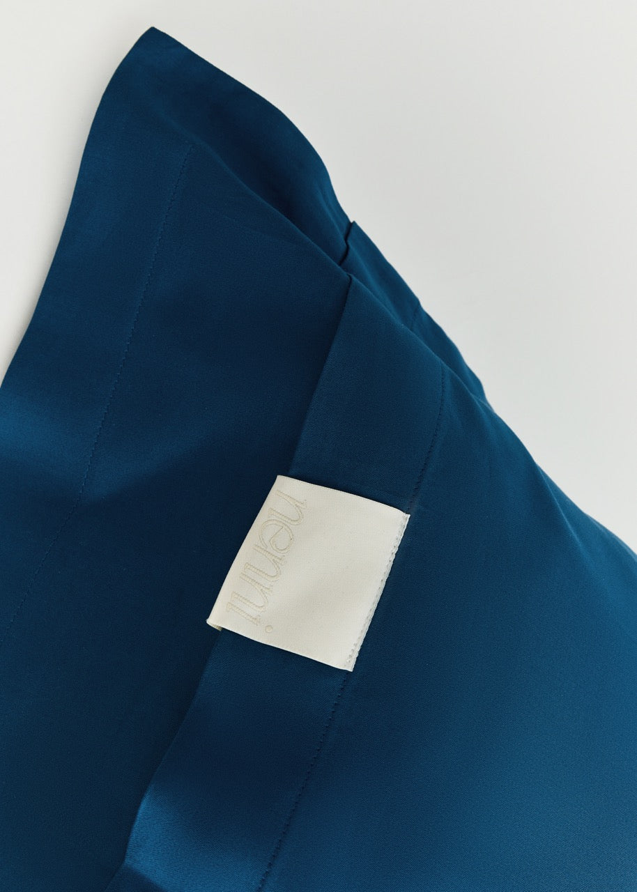 Mavi - Pamuk Saten Nevresim Takımı