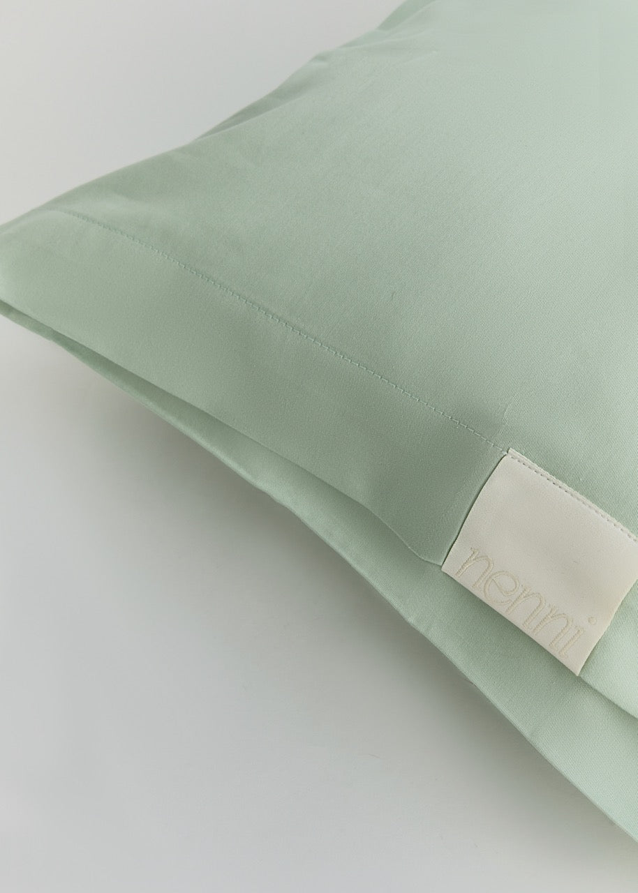 Mint - Pamuk Saten Yastık Kılıfı