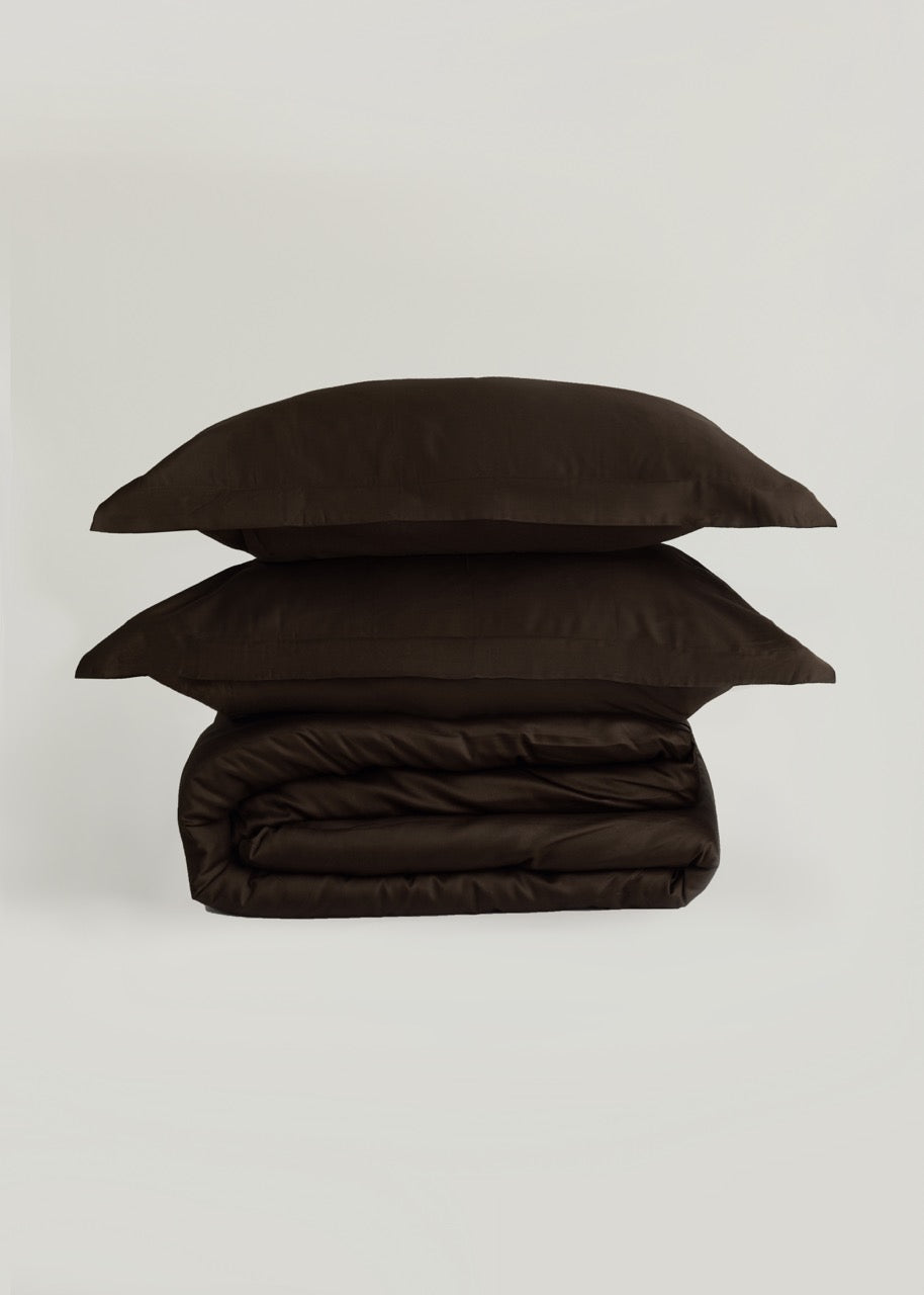 Acı Kahve - Pamuk Saten Nevresim Takımı