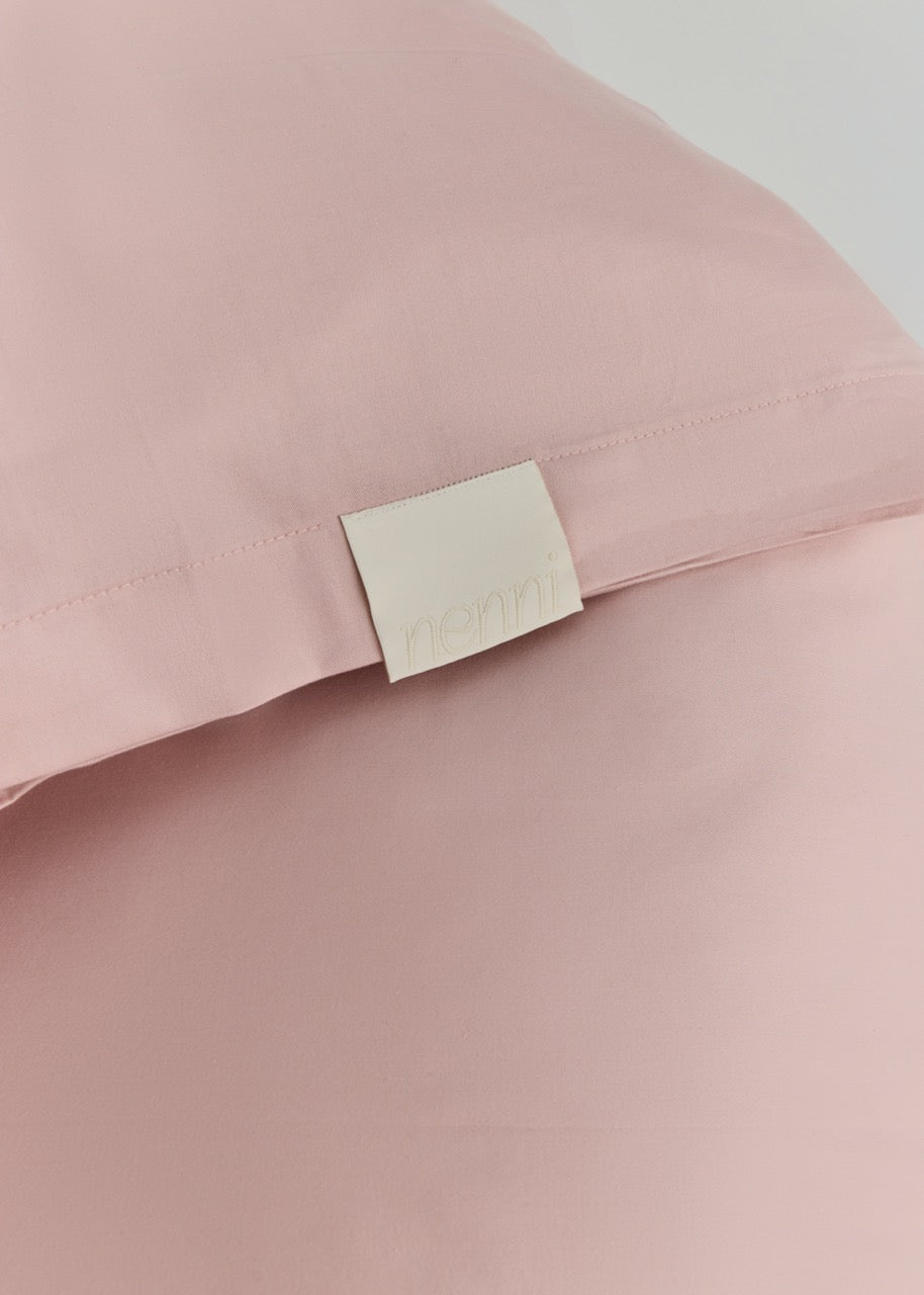 Pembe - Pamuk Saten Nevresim Takımı