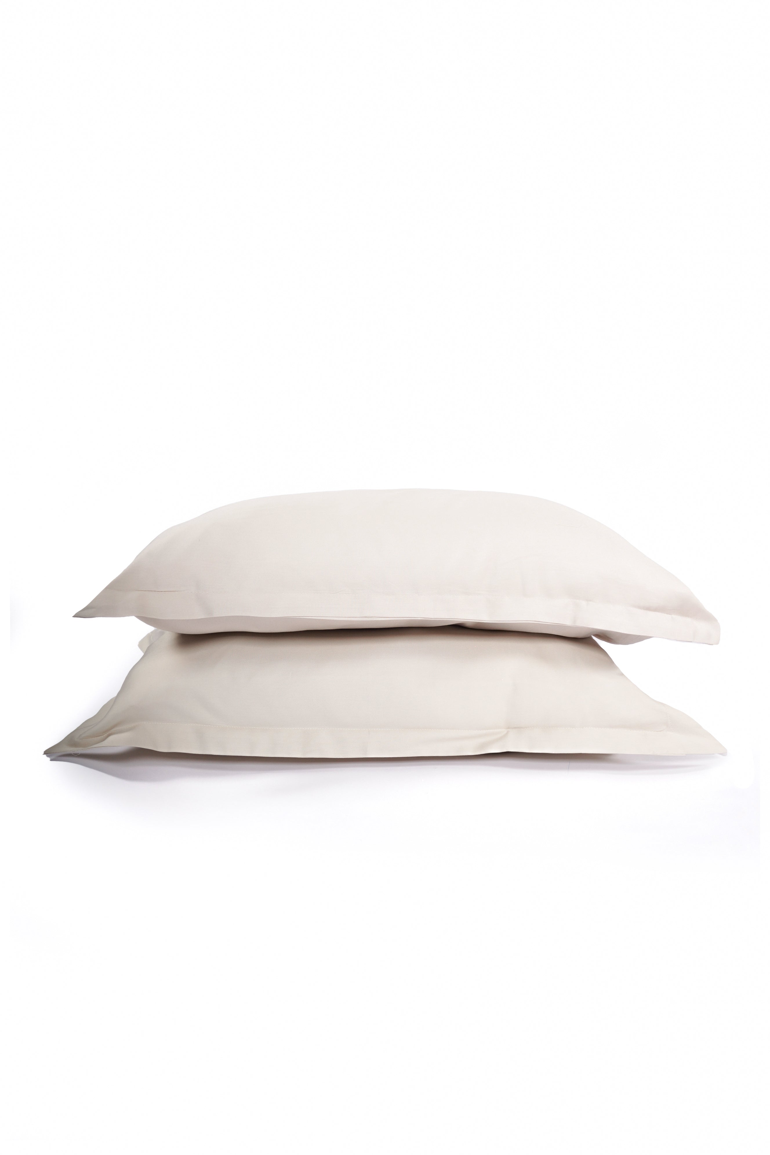 Beige - Cotton Satin Pillowcase