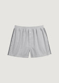 Beyaz - Oxford Pijama Şort