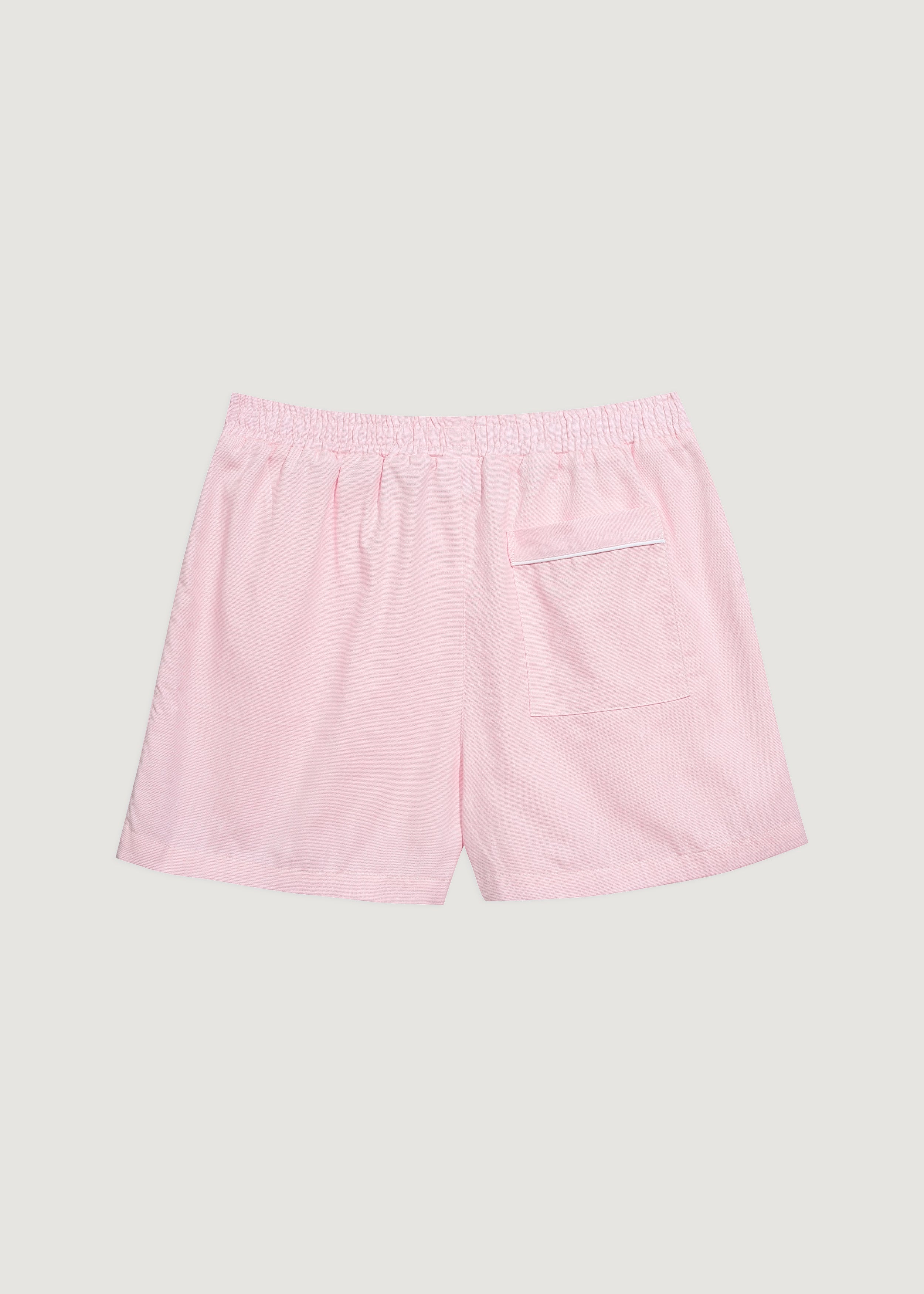 Pembe - Oxford Pijama Şort