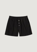Kahverengi - Oxford Pijama Şort