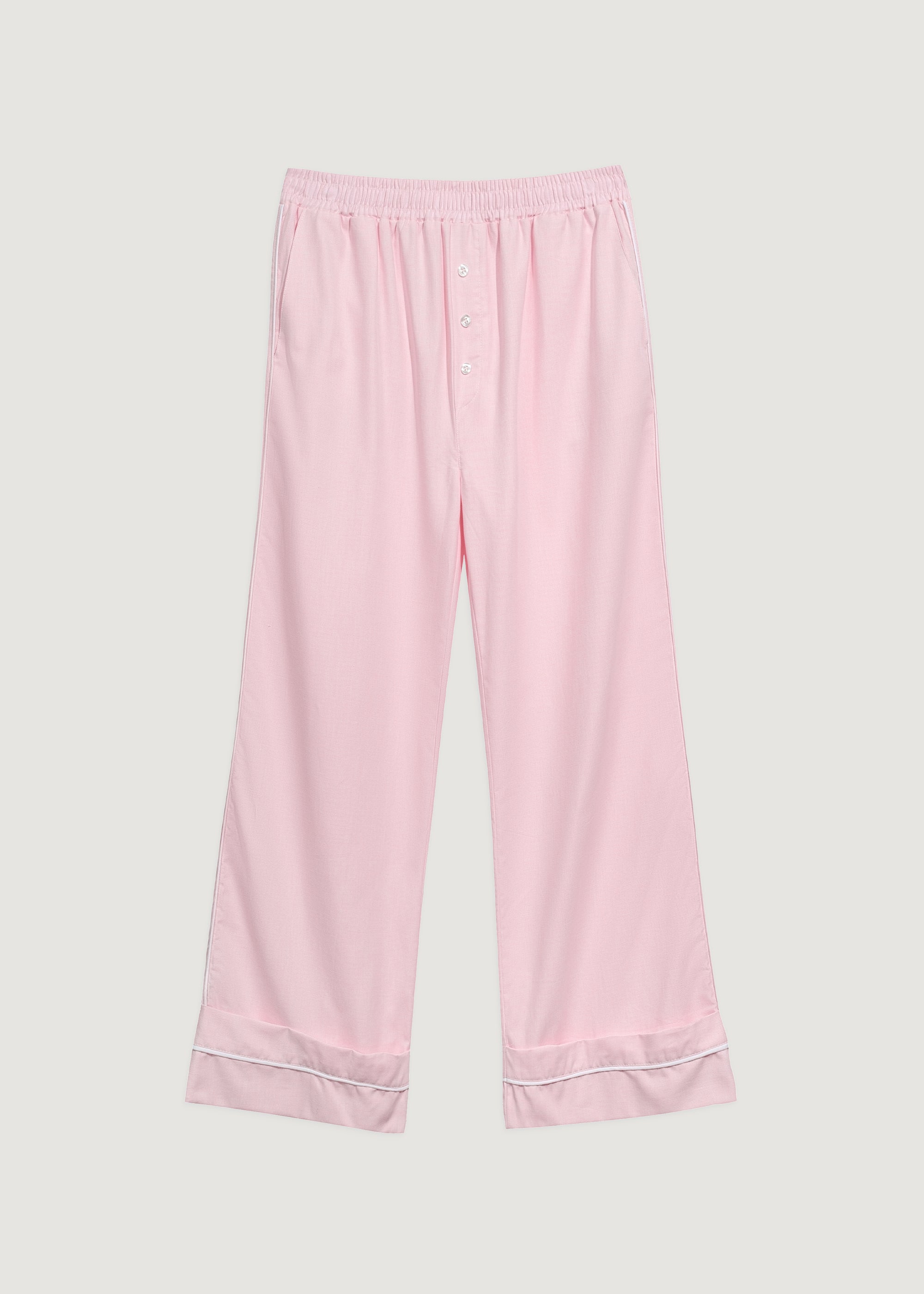 Pembe - Oxford Pijama Pantolon