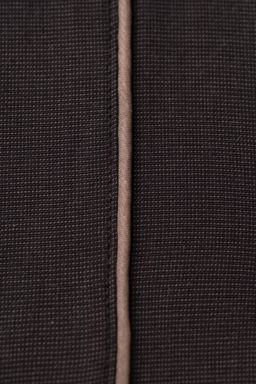 Kahverengi - Oxford Pijama Pantolon