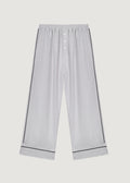 Beyaz - Oxford Pijama Pantolon